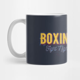 Boxing Fight Night, 80s design Mug